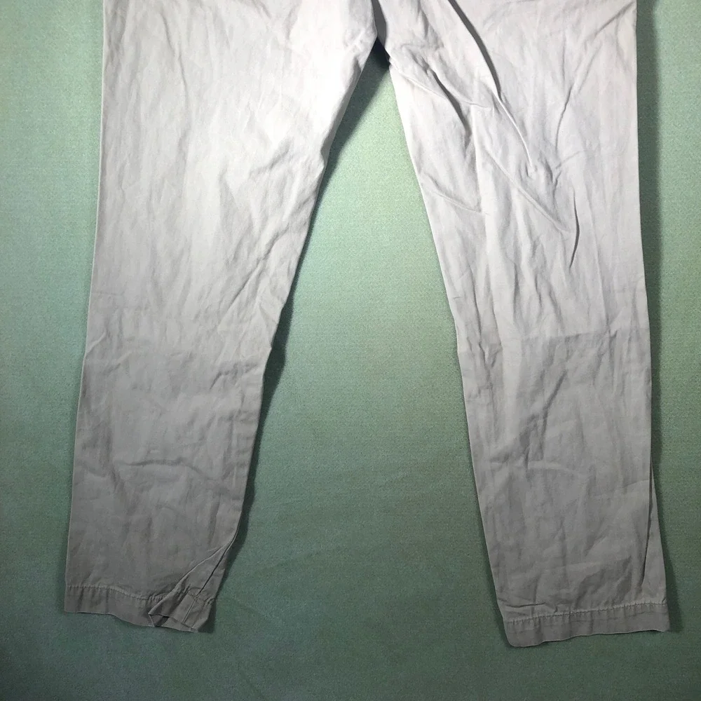 Banana Republic Aiden Chino Men 31x32 British Khaki Slim Fit Cotton Pants 934457